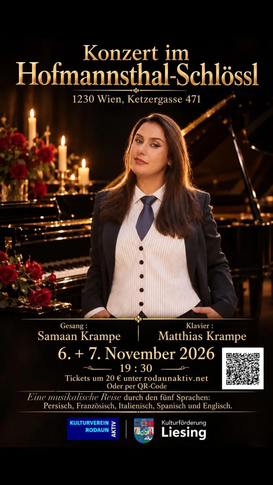 Samaan-Konzert Hofmannsthal-Schloessl Konzert im Hofmannsthal-Schlössl – Samaan & Matthias Krampe